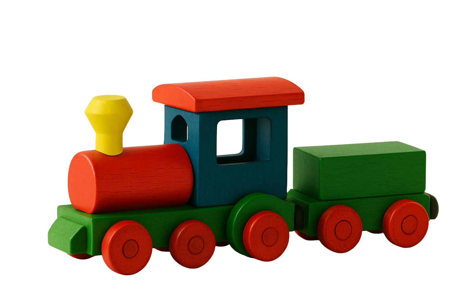 Colorful toy train